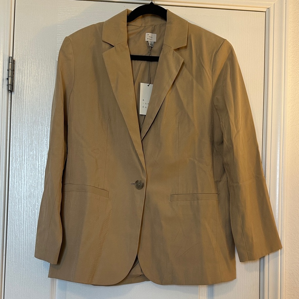 a new day Light Brown Blazer